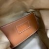 Jacquemus Brown Leather Le Seau Carre Bucket Ba