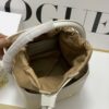 Jacquemus grey Leather Le Seau Carre Bucket Ba