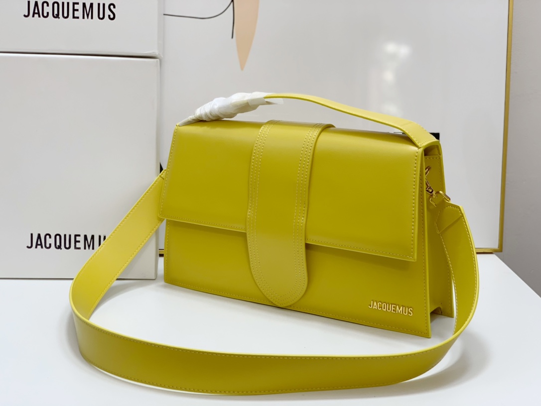 Jacquemus Le Bambino Long Shoulder Bag | yellow