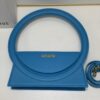 Jacquemus blue Le Raphia 'Le Sac Rond' Ba