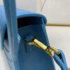 Jacquemus blue Le Raphia 'Le Sac Rond' Ba
