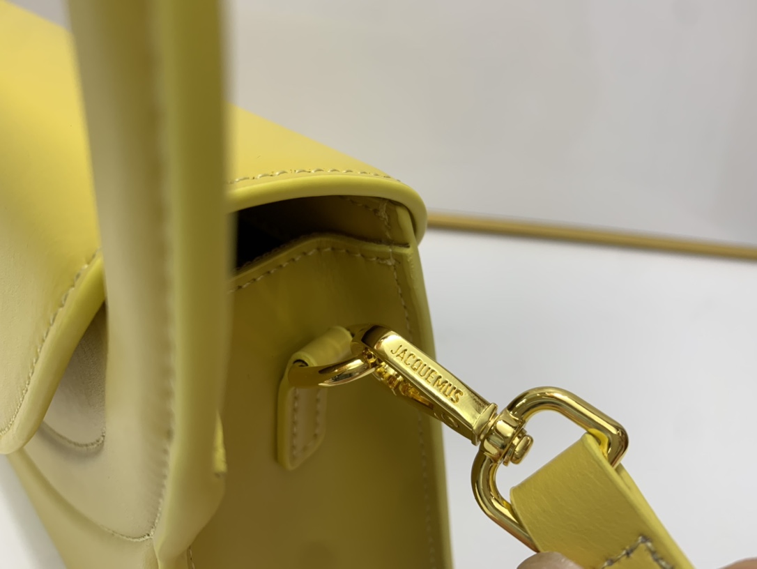 Jacquemus yellow Le Raphia 'Le Sac Rond' Ba