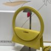 Jacquemus yellow Le Raphia 'Le Sac Rond' Ba