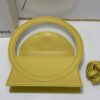 Jacquemus yellow Le Raphia 'Le Sac Rond' Ba