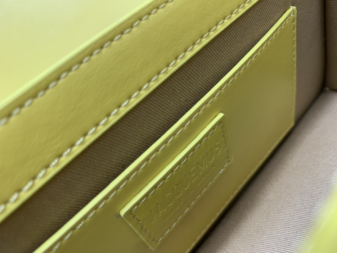 Jacquemus yellow Le Raphia 'Le Sac Rond' Ba
