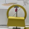 Jacquemus yellow Le Raphia 'Le Sac Rond' Ba