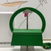 Jacquemus green Le Raphia 'Le Sac Rond' Ba