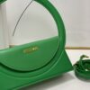 Jacquemus green Le Raphia 'Le Sac Rond' Ba