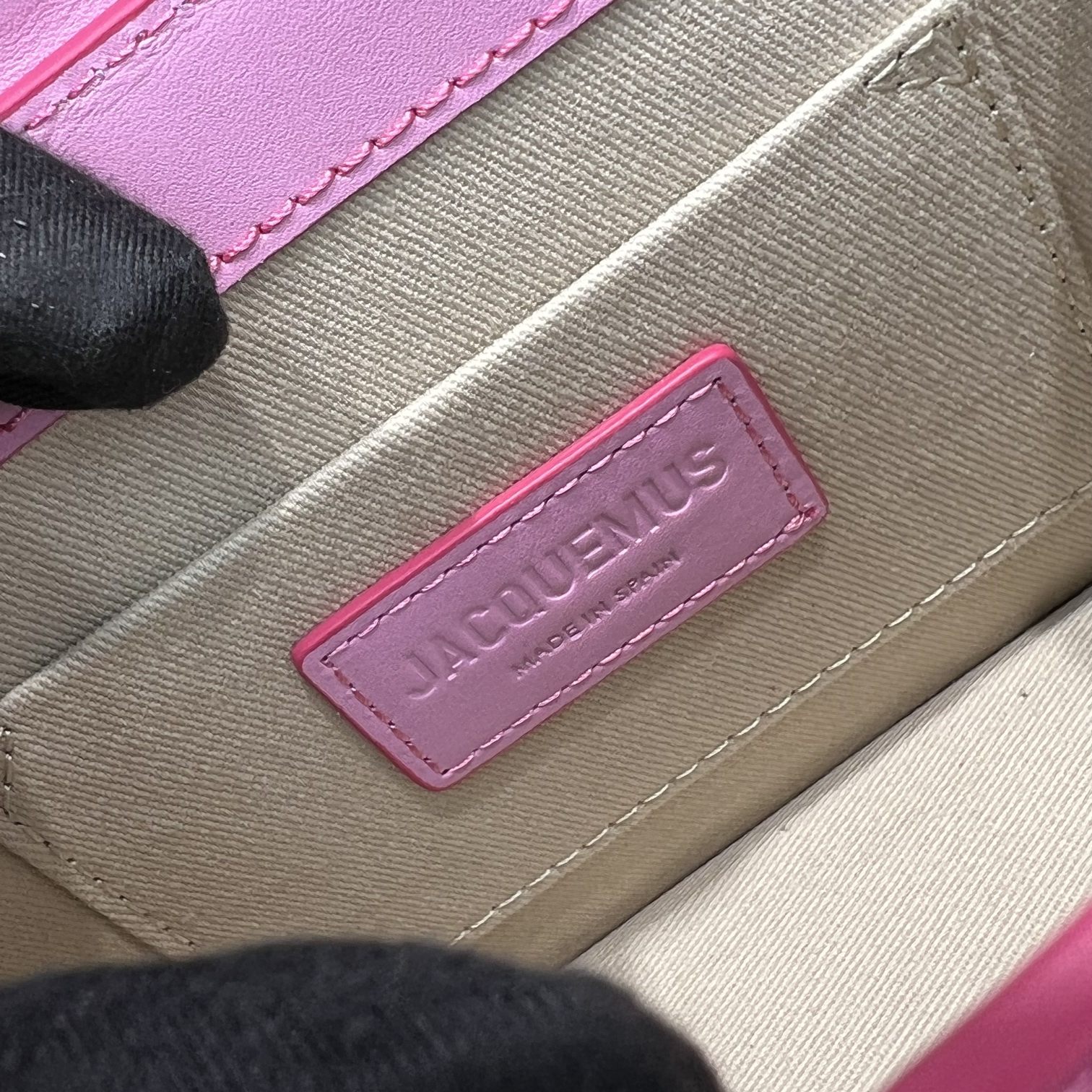 Jacquemus Le Chiquito Noeud Neon lightPink –