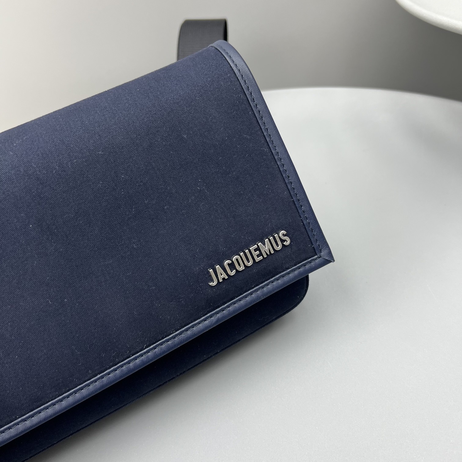 Jacquemus Blue Le Messageru in Cotton Canvas Fo