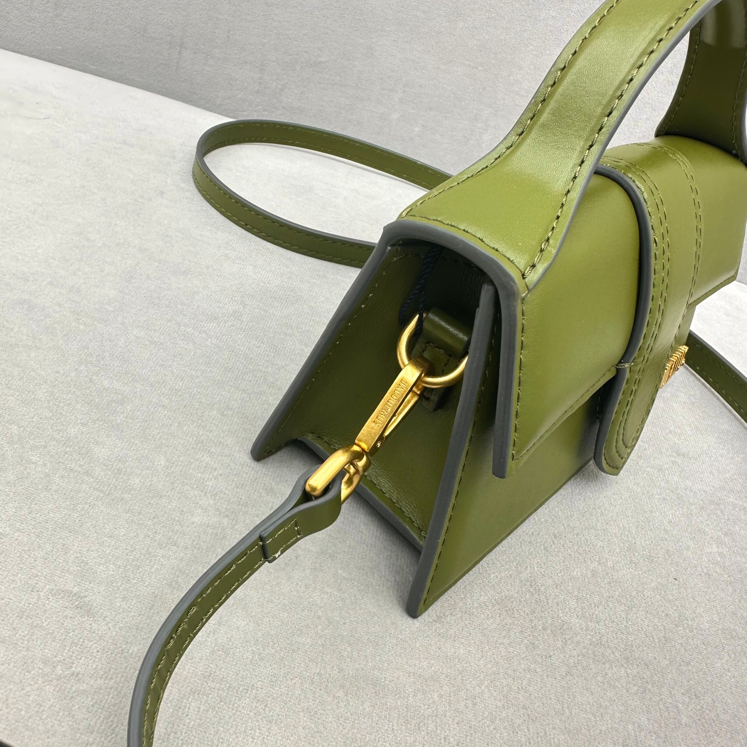 Jacquemus Le Bambino Leather Tote Bag | Green |