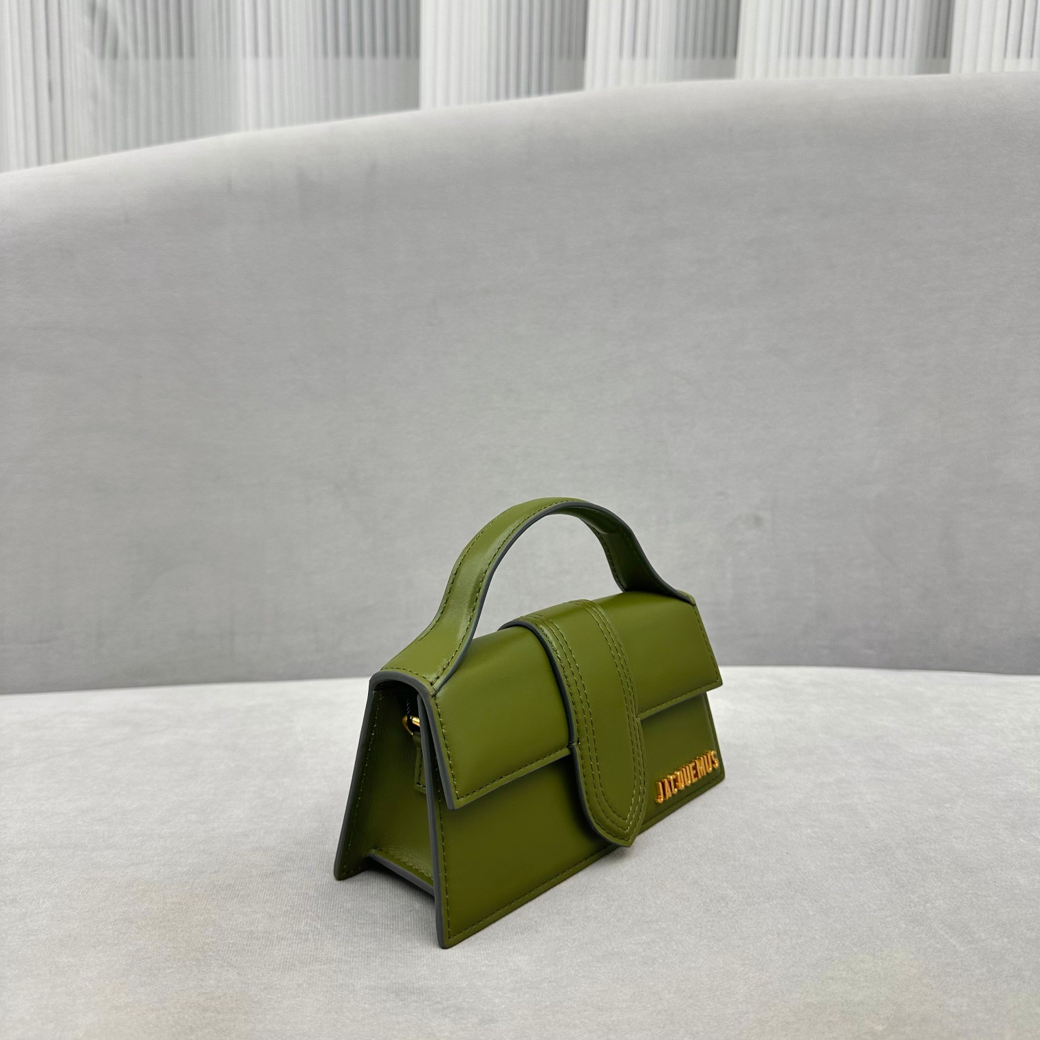 Jacquemus Le Bambino Leather Tote Bag | Green |