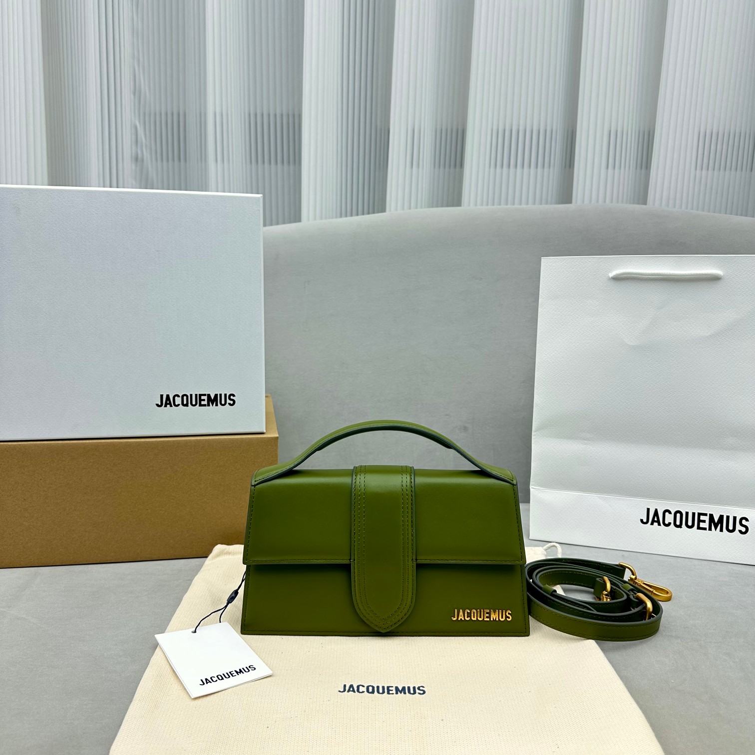 Jacquemus Le Grand Bambino Tote Bag | Green