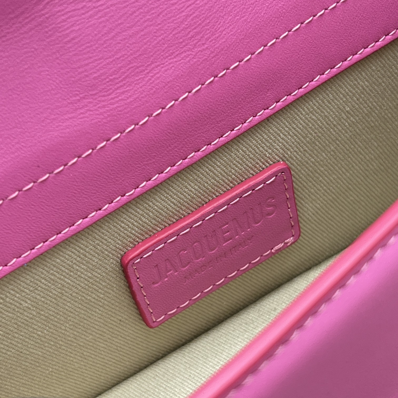 Jacquemus Le Bambino Leather Tote Bag | Pink |