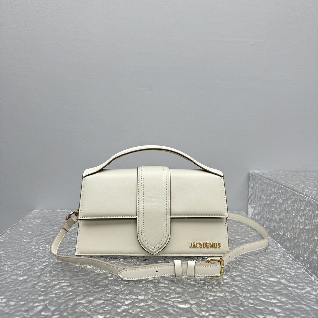 Jacquemus Le Grand Bambino Dark Suede Women's Shoulder Bag
