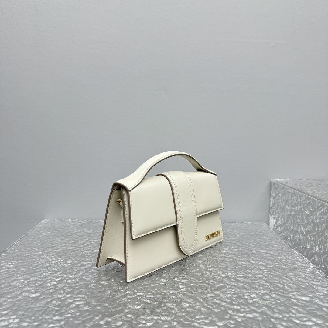Jacquemus Le Grand Bambino Dark Suede Women's Shoulder Bag