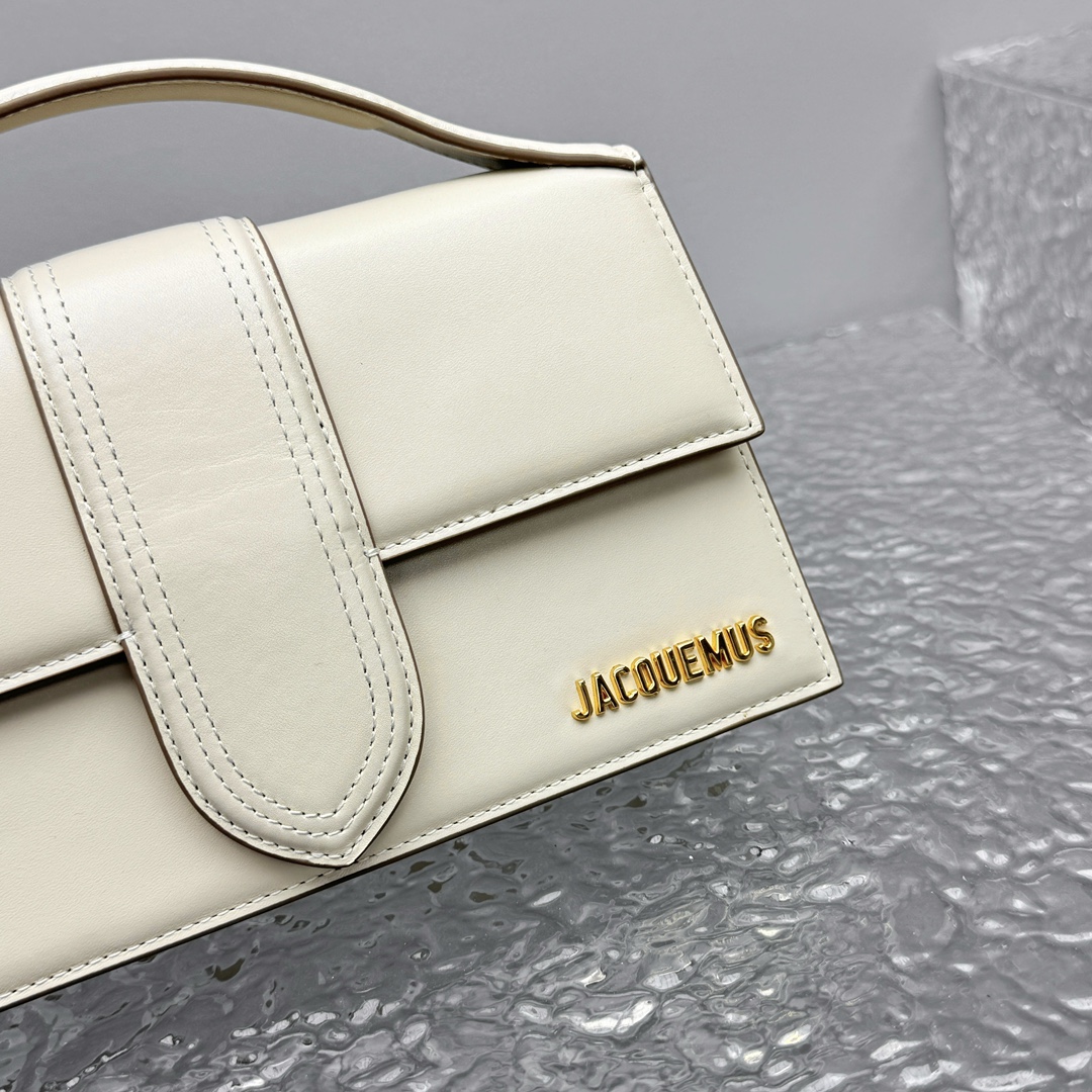 Jacquemus Le Grand Bambino Dark Suede Women's Shoulder Bag