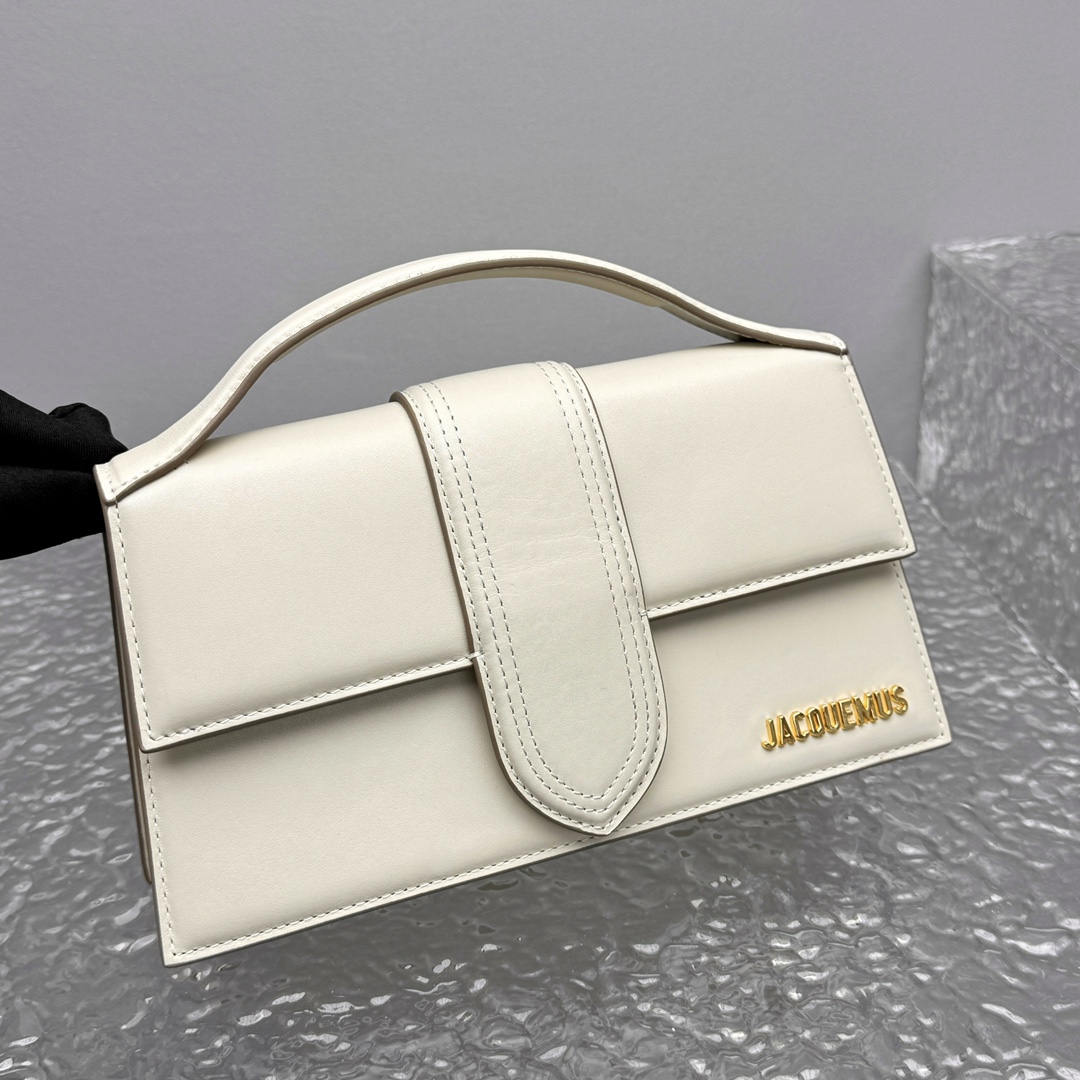 Jacquemus Le Grand Bambino Dark Suede Women's Shoulder Bag