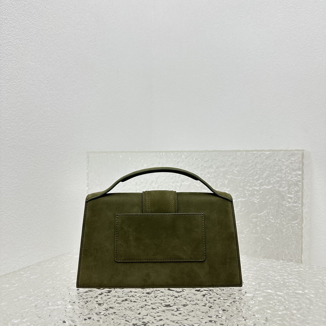 Jacquemus Leather Top Handle Bag - Green Handle Bags, Handbags - WJQ60549 |  Jacquemus 00259