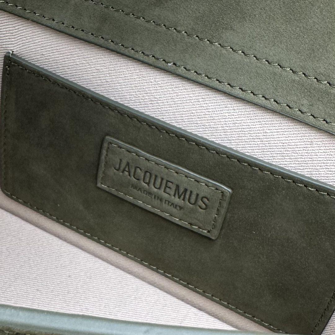 Jacquemus Leather Top Handle Bag - Green Handle Bags, Handbags - WJQ60549 |  Jacquemus 00259