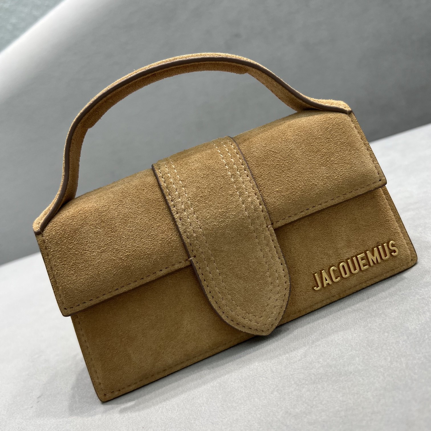 Brown Jacquemus Le Grand Bambino Satchel LeatherJacquemus 00299