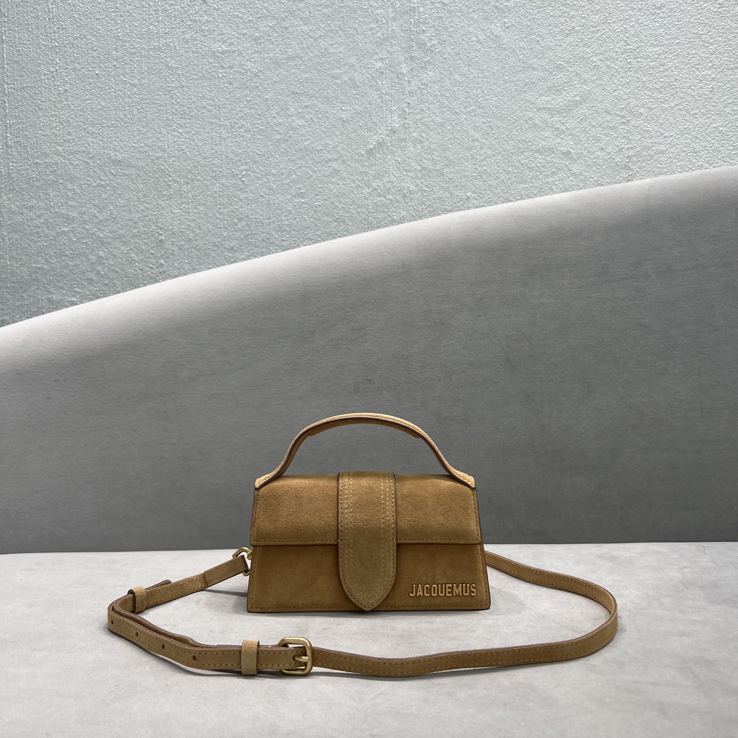 Brown Jacquemus Le Grand Bambino Satchel LeatherJacquemus 00299