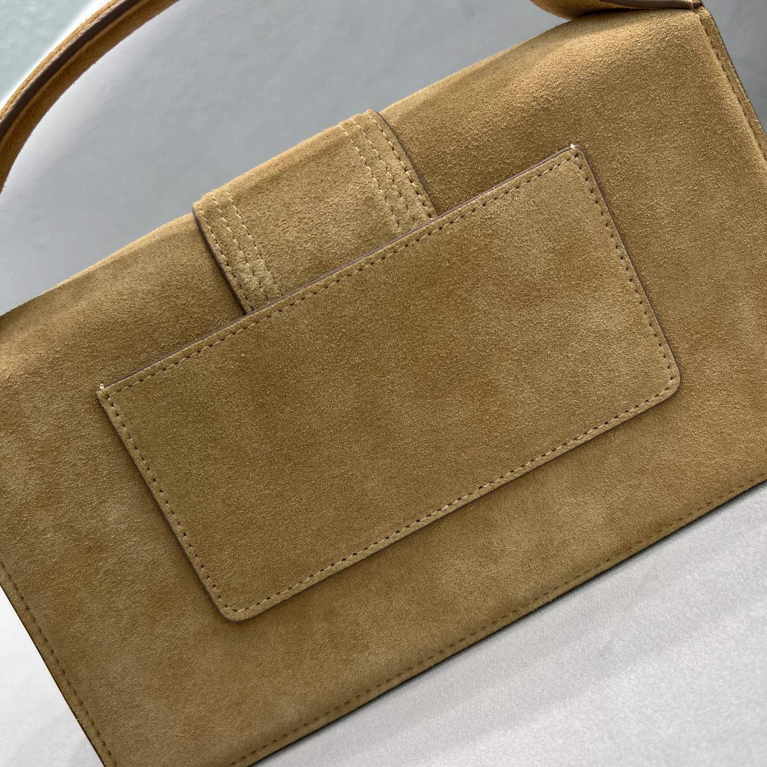 Jacquemus Brown Le Grand Bambino Suede Leather