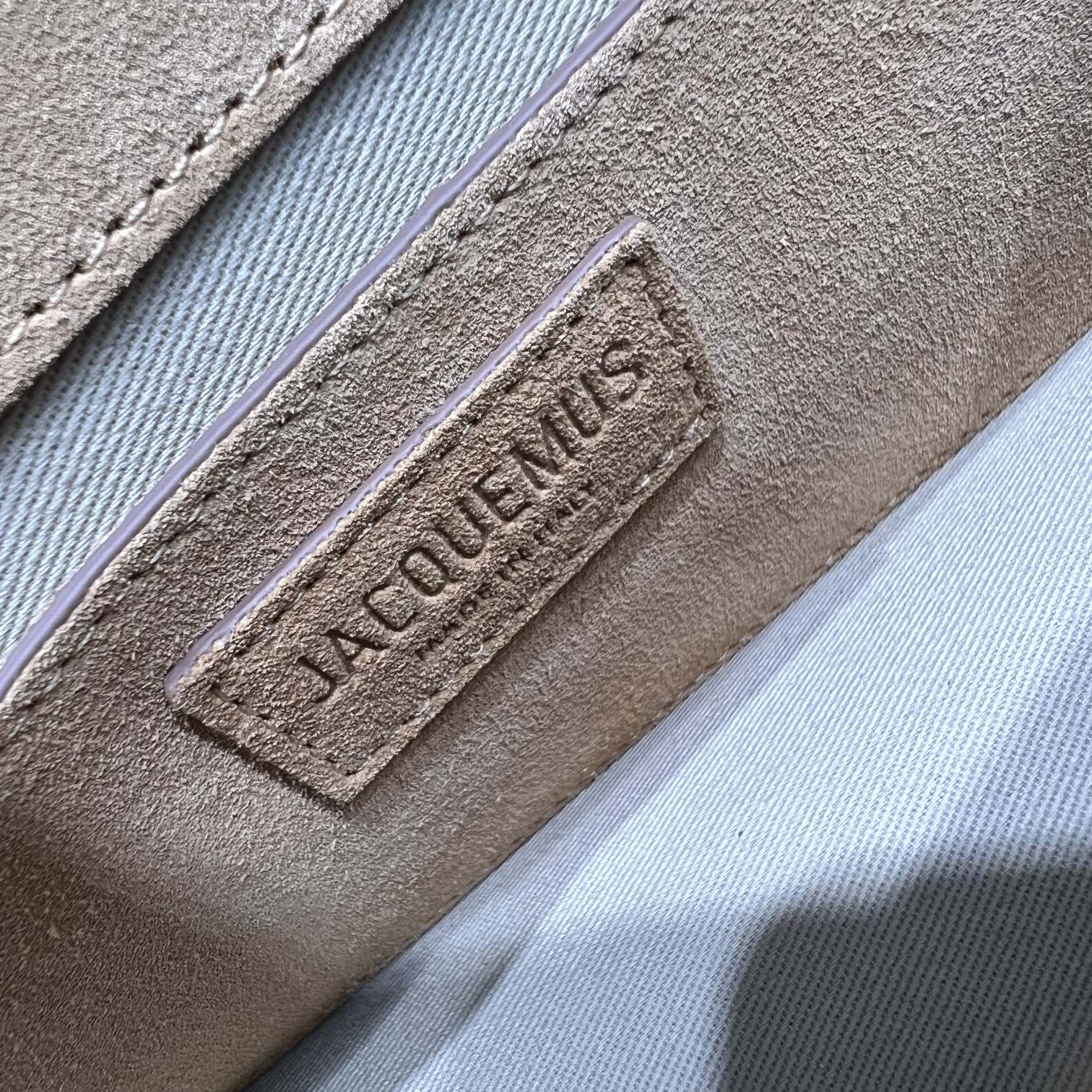 Jacquemus Brown Le Grand Bambino Suede Leather