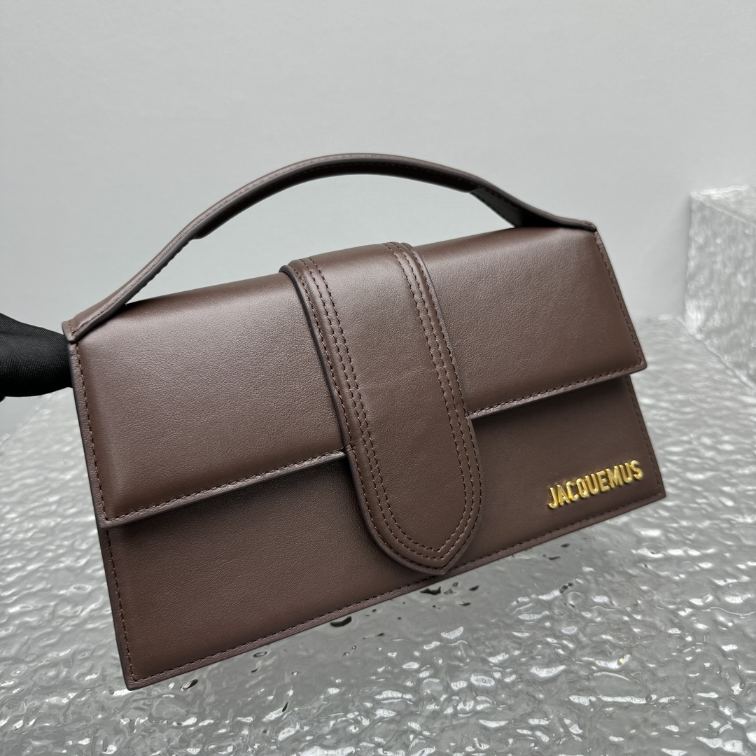 JACQUEMUS LE GRAND BAMBINO SUEDE BROWN