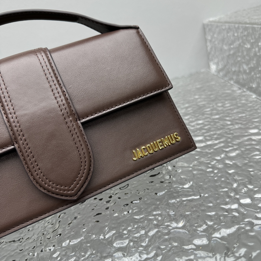JACQUEMUS LE GRAND BAMBINO SUEDE BROWN