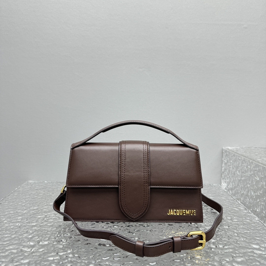 JACQUEMUS LE GRAND BAMBINO SUEDE BROWN