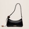 Jacquemus Le Bisou Perle Beaded Shoulder Bag - Black •