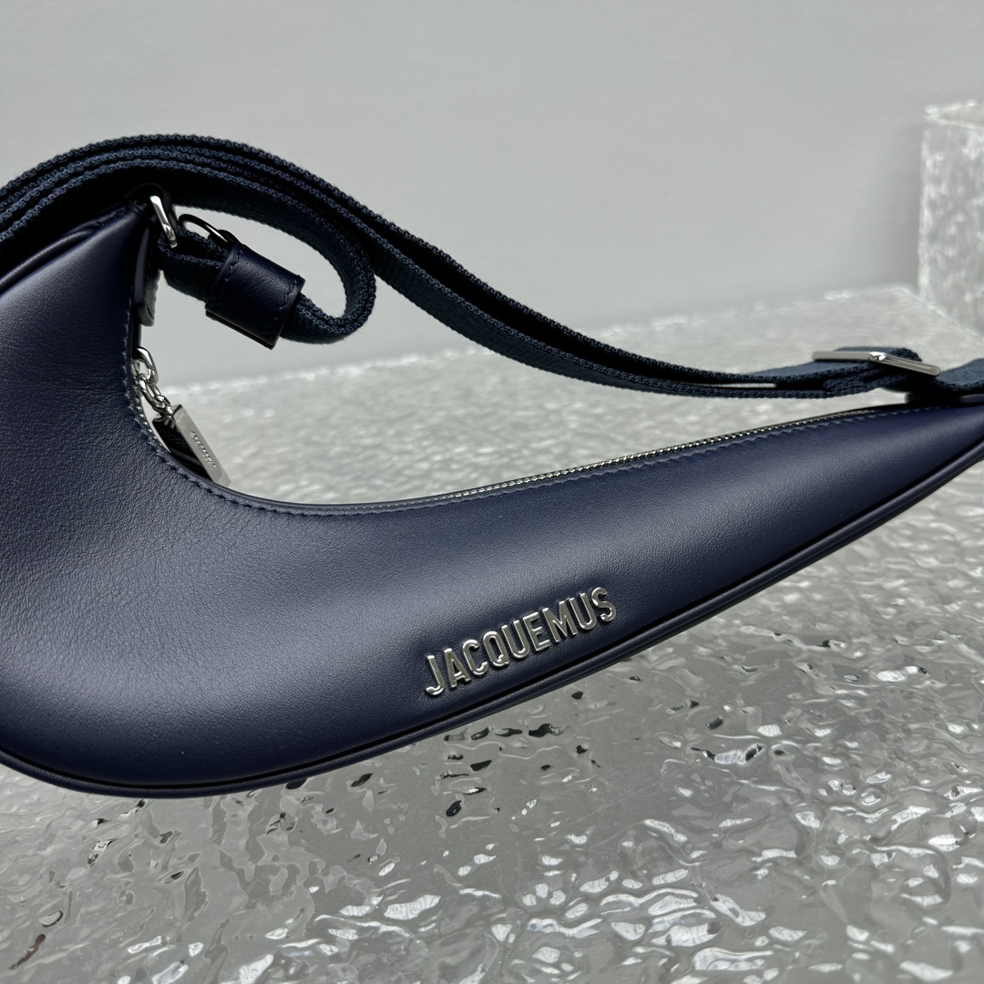 Leather crossbody bag Nike Air Humara X Jacquemus Blue in