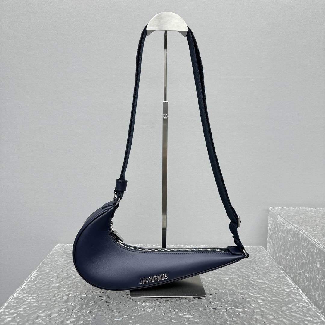Leather crossbody bag Nike Air Humara X Jacquemus Blue in