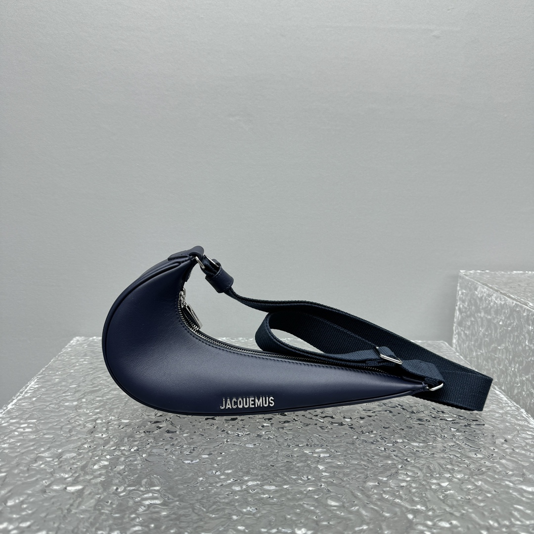 Leather crossbody bag Nike Air Humara X Jacquemus Blue in