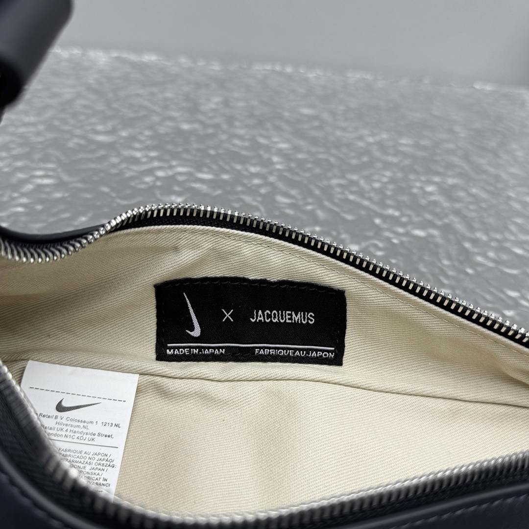 Leather crossbody bag Nike Air Humara X Jacquemus Blue in