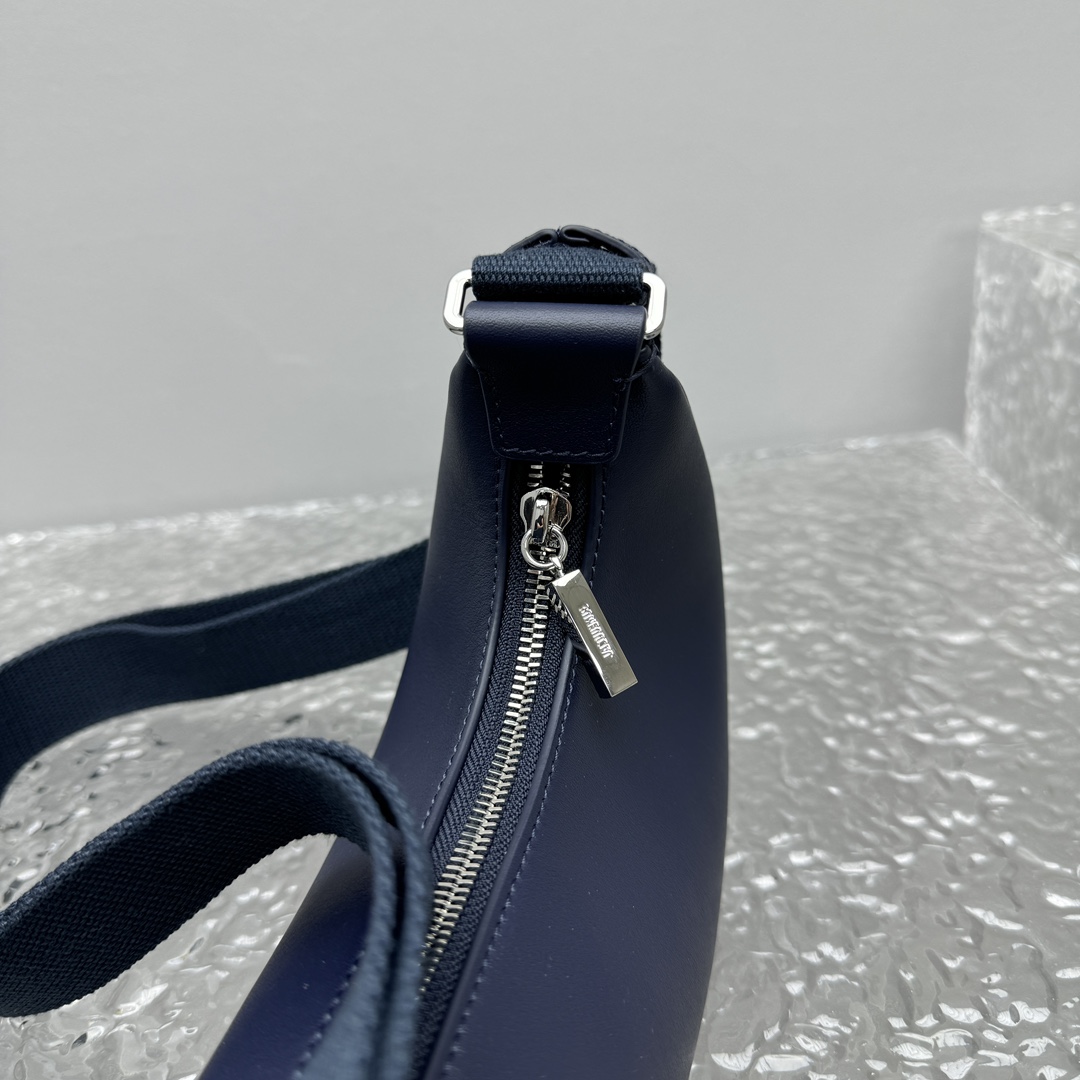 Leather crossbody bag Nike Air Humara X Jacquemus Blue in