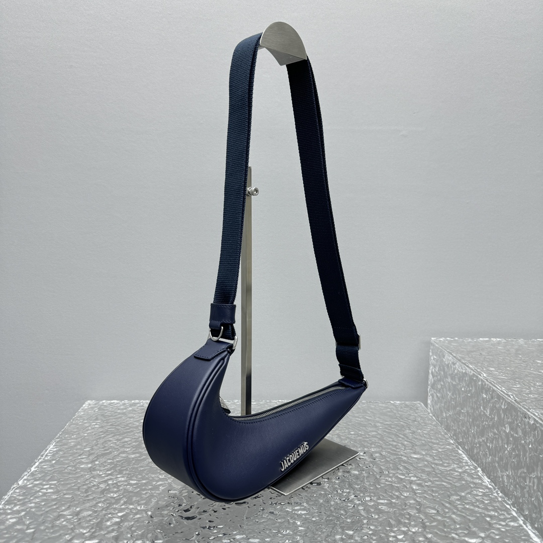 Leather crossbody bag Nike Air Humara X Jacquemus Blue in