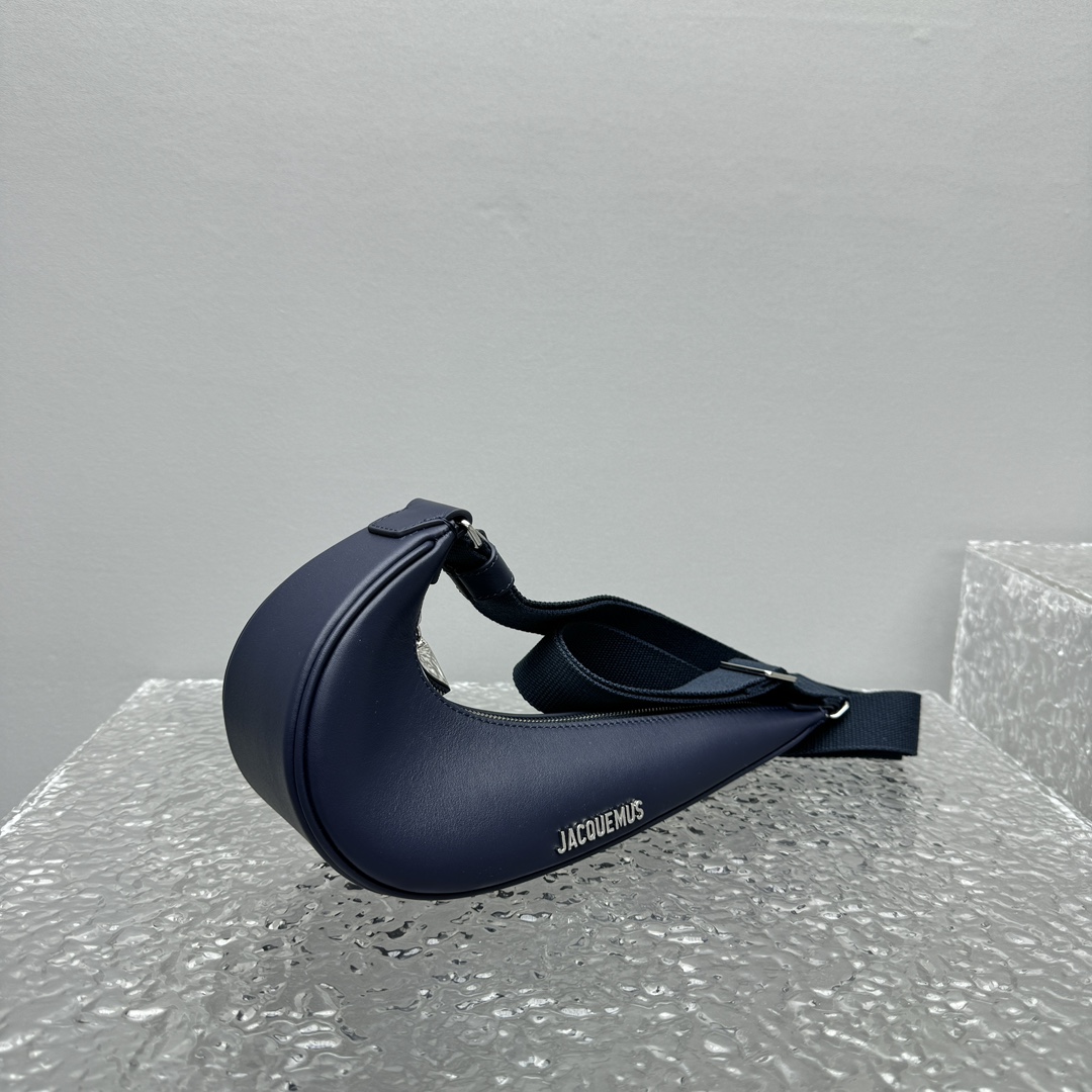 Leather crossbody bag Nike Air Humara X Jacquemus Blue in