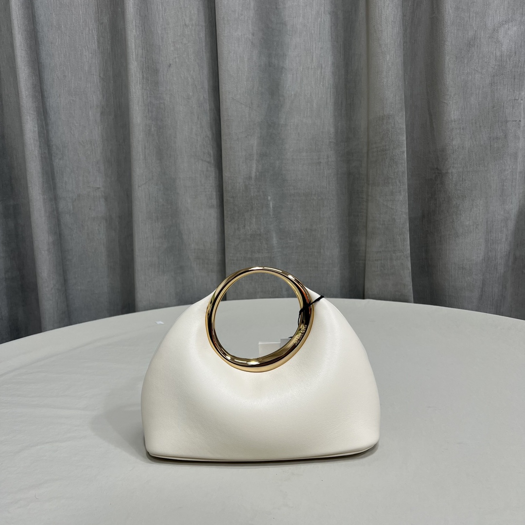 Le Petit Calino leather tote bag in white - Jacquemus