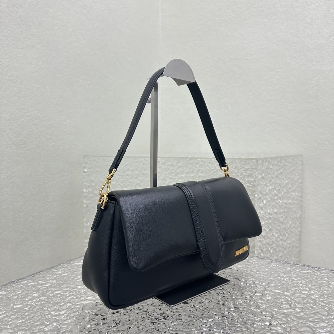 JACQUEMUS Padded Lambskin Le Bambimou Black 1668886 |
