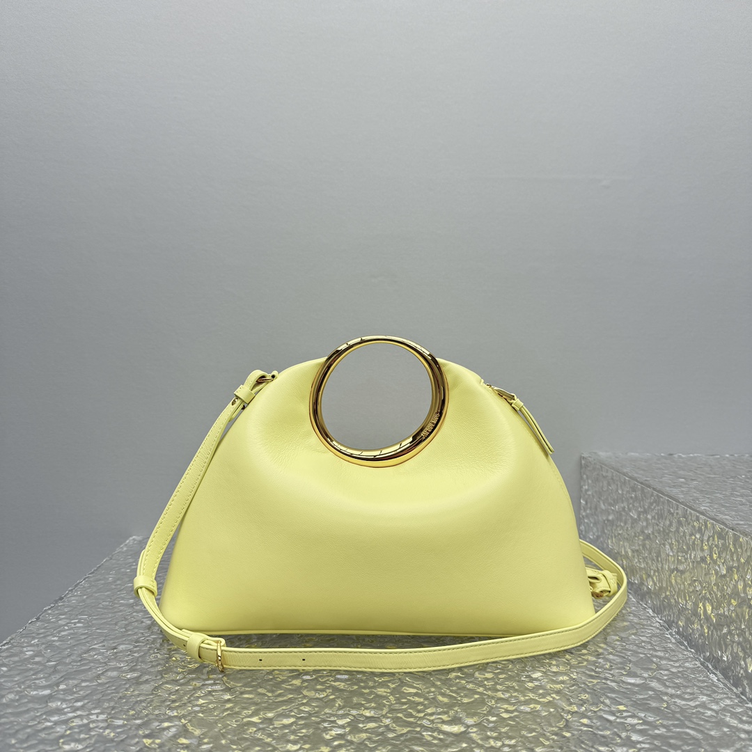 Jacquemus Le Calino Ring Top-Handle Bag - Pale Yellow |