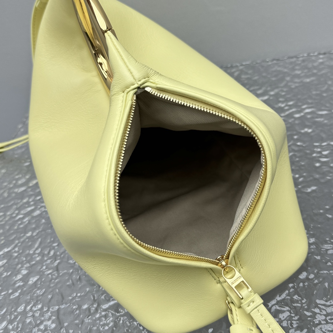 Jacquemus Le Calino Ring Top-Handle Bag - Pale Yellow |