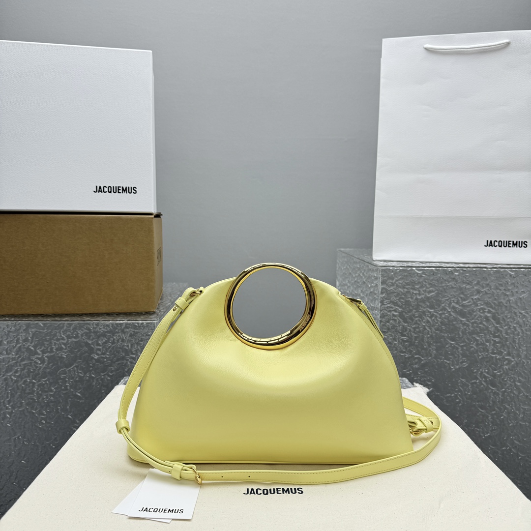 Jacquemus Le Calino Ring Top-Handle Bag – Pale Yellow |