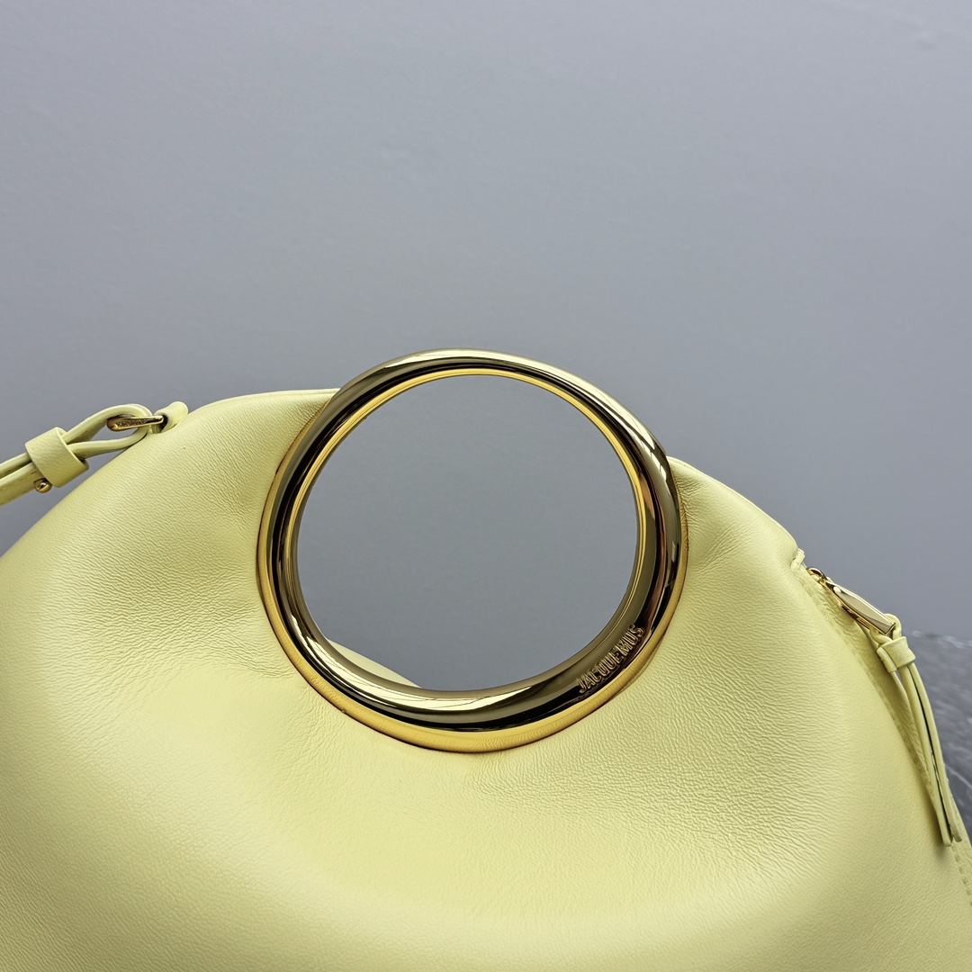 Jacquemus Le Calino Ring Top-Handle Bag - Pale Yellow |