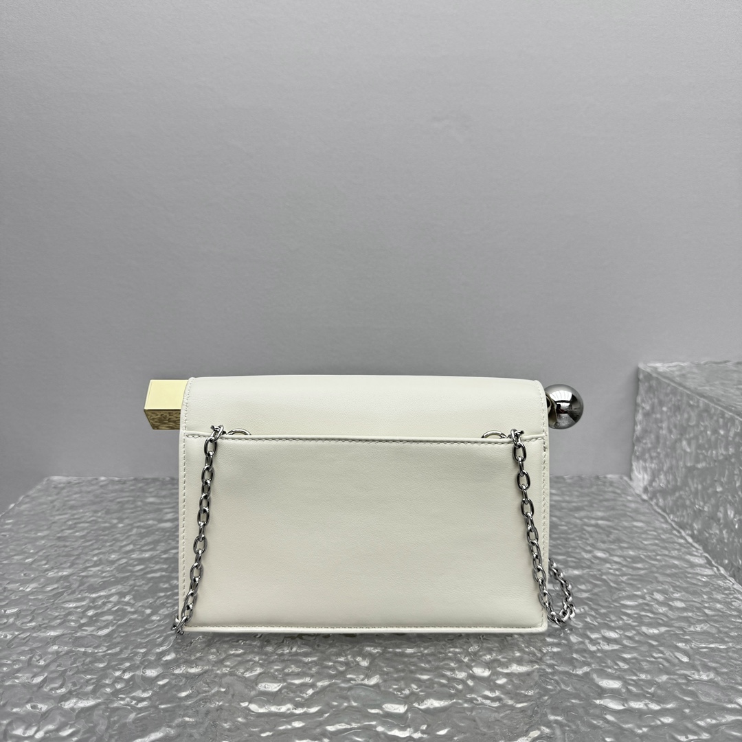 Jacquemus Small Magnetic Shoulder Bag in Natural