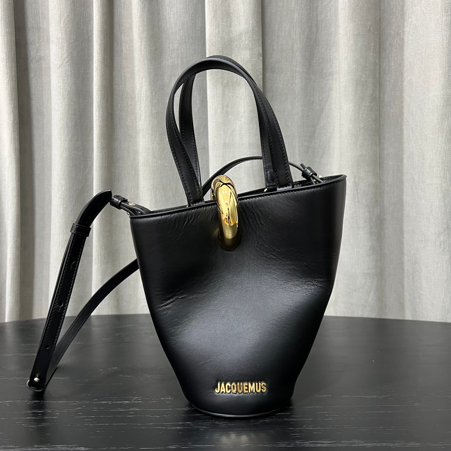 Jacquemus La Casa ‘Le Petit Bambola’ Tote in Black for Men