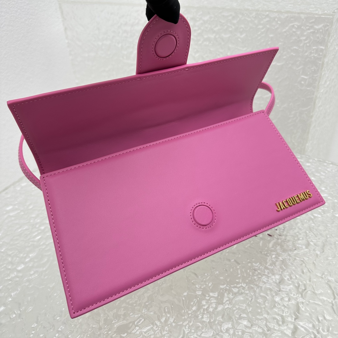 Jacquemus Le Bambino Long Leather Shoulder Bag PINK Jacquemus 00739