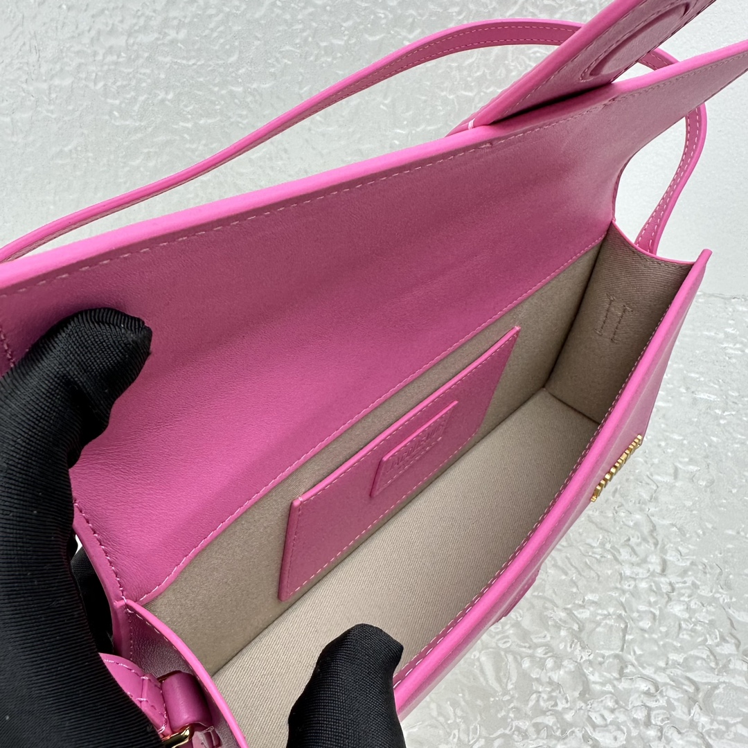 Jacquemus Le Bambino Long Leather Shoulder Bag PINK Jacquemus 00739