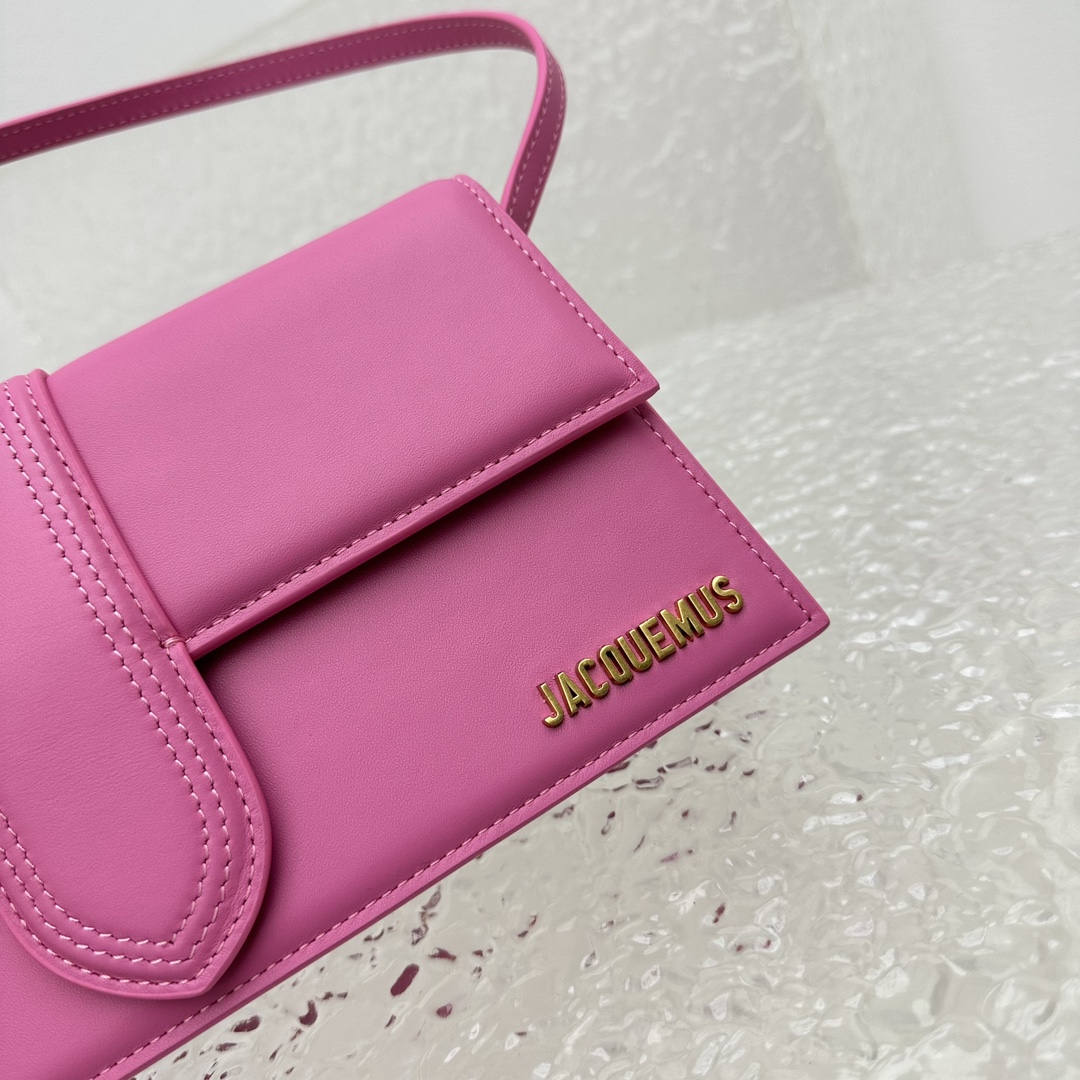 Jacquemus Le Bambino Long Leather Shoulder Bag PINK Jacquemus 00739